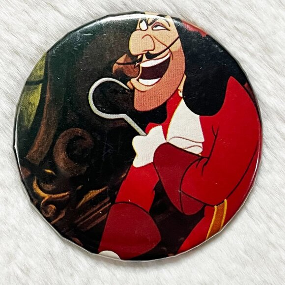 🔮 5/$25 Vintage Disney Peter Pan Captain Hook Pin‎ - Picture 1 of 2